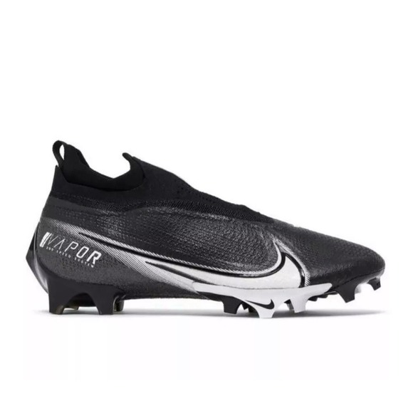 Nike Vapor Edge Elite 360 P Football Cleats Mens Size 13 Black White CV6282-009